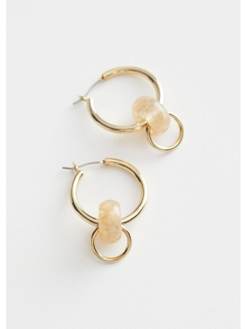 & Other Stories Linked Hoop Earrings